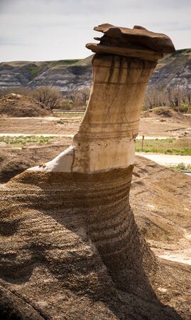 Hoodoos At Drumheller Alberta Canadaの写真素材
