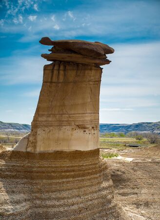Hoodoos At Drumheller Alberta Canadaの写真素材