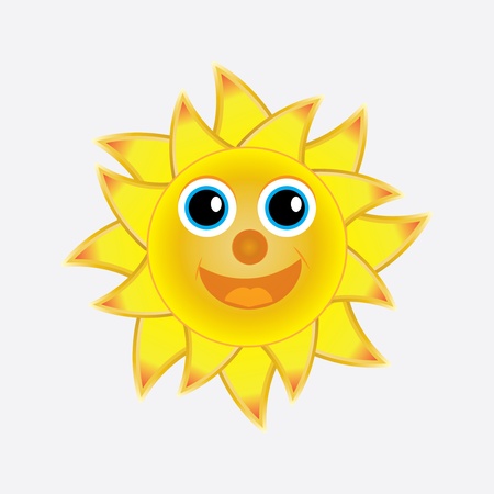 	Smiling sunのイラスト素材