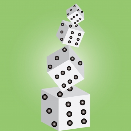 diceのイラスト素材