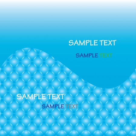 abstract blue  wave line with sample のイラスト素材