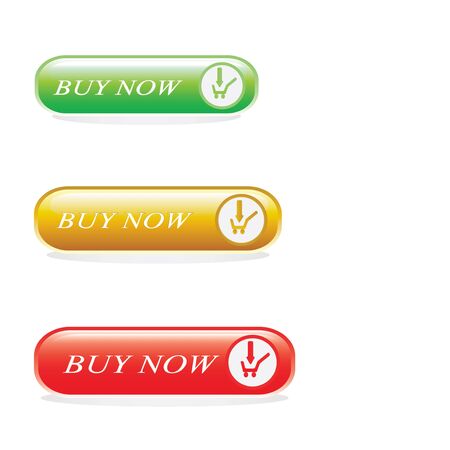 Media buttons isolated on whiteのイラスト素材