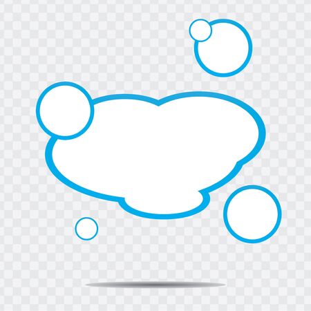 Cloud speech bubble のイラスト素材