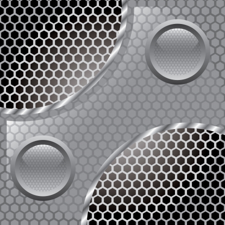 Abstract metal background on textureのイラスト素材