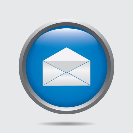 Professional Glossy Mail Iconのイラスト素材