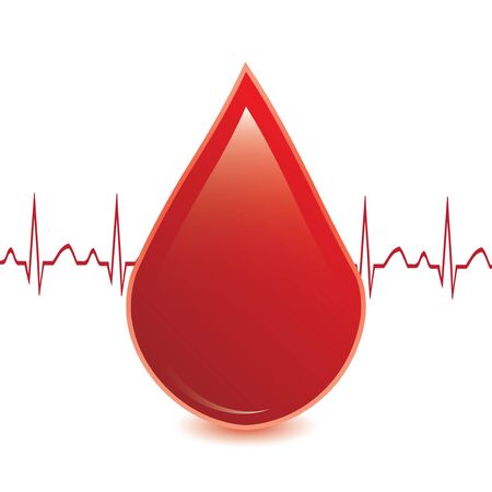 Blood donation Medical buttonのイラスト素材