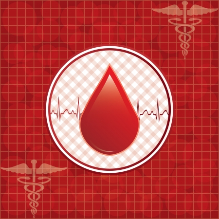 Blood donation background.のイラスト素材