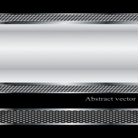 Metal template with texture vectorのイラスト素材