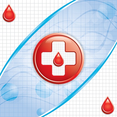 Blood donation background vector のイラスト素材