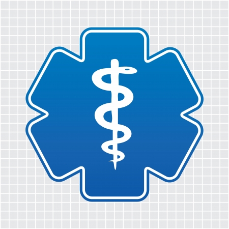 Caduceus medical symbolのイラスト素材