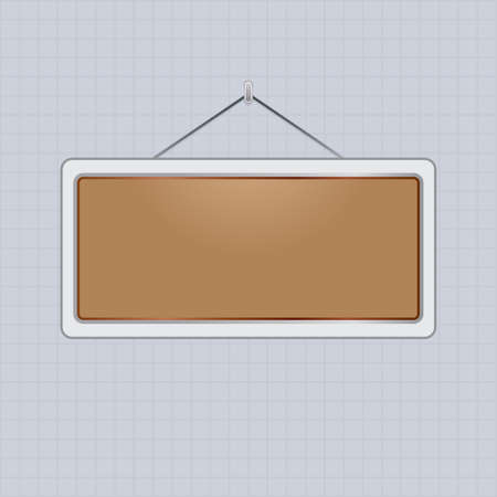 Table on the wall.vector.eps 10のイラスト素材