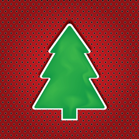 Christmas Greeting Card. Merry Christmas lettering, vector illustrationのイラスト素材