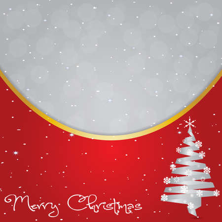 Christmas Greeting Card. Merry Christmas lettering, vector illustrationのイラスト素材