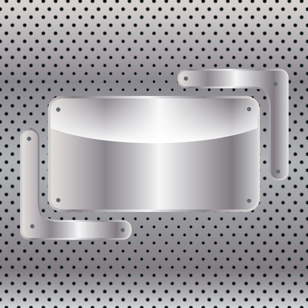 Abstract background, metallic brochure, vectorのイラスト素材