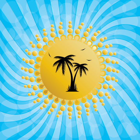 Summer Background .vectorのイラスト素材