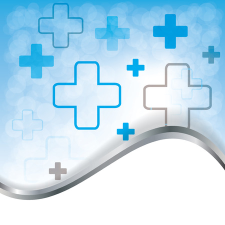 Vector illustration of abstract medical backgroundのイラスト素材