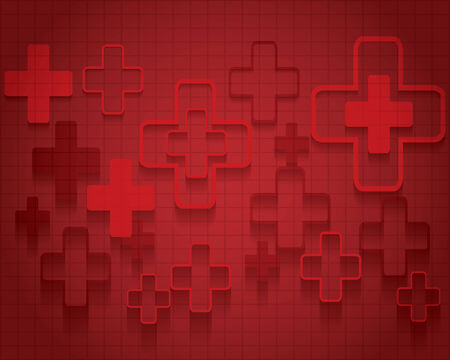 Vector illustration of abstract medical background のイラスト素材