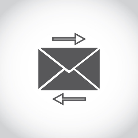 Postal envelope sign. e-mail symbol . icon envelope.VECTORのイラスト素材