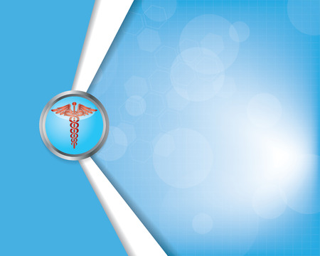 Abstract molecules medical background.のイラスト素材