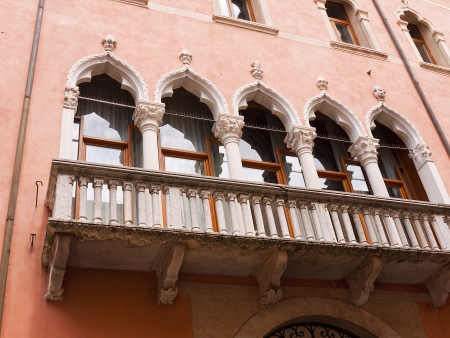 The Beautiful Buildings in Vincenza in Northern Italyのeditorial素材