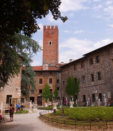The exterior of the Teatro Olimpico in Vincenza Italyのeditorial素材