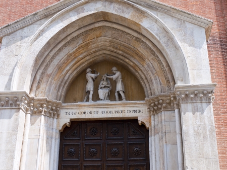 Church of Santa Corona in Vincenza Italyのeditorial素材