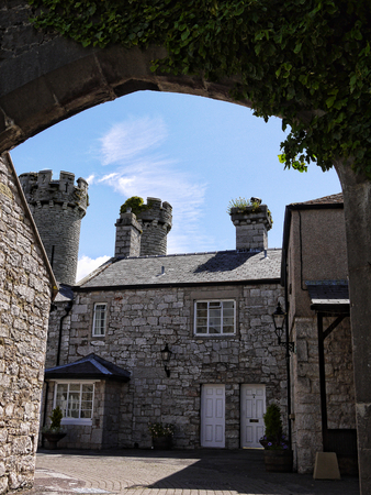 House and Gardens  at Bodelwyddan Castle in North Wales UKのeditorial素材