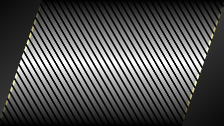 Abstract background gradient stripes black and white simple modern elegant premium vectorのイラスト素材