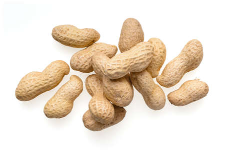 Food and snacks  peanuts, isolated