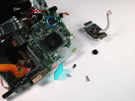 Broken Camera Partsの写真素材