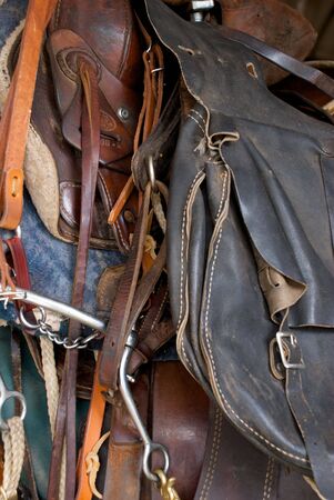Horse Saddle and Cowboy Tack