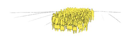 Chinese Terracotta army graphic illustrationの写真素材