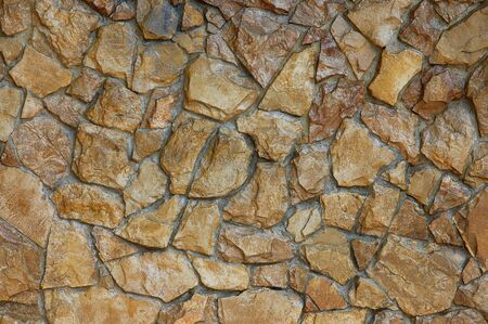 The image of old stones background textureの写真素材
