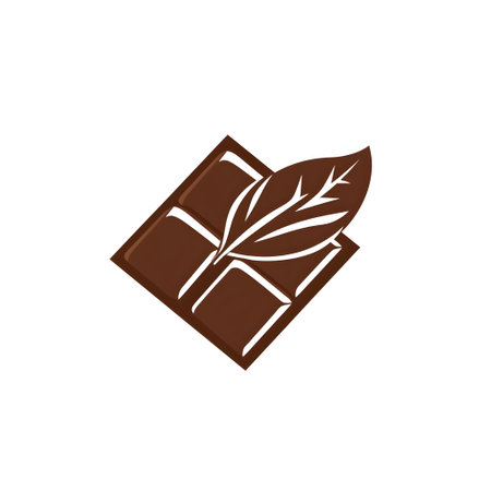 Chocolate logo design inspiration vector template. Chocolate bar icon design.の素材