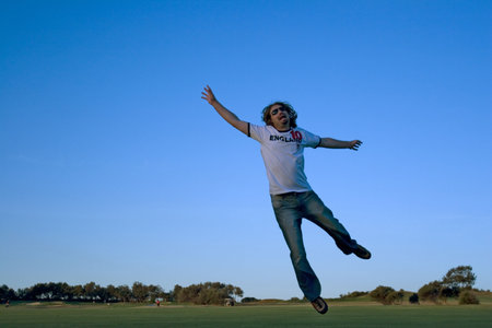 Flying man