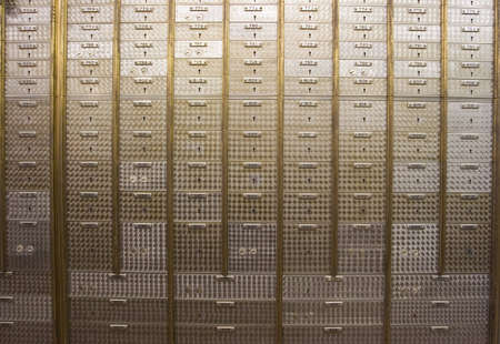 Safe deposit boxesの写真素材