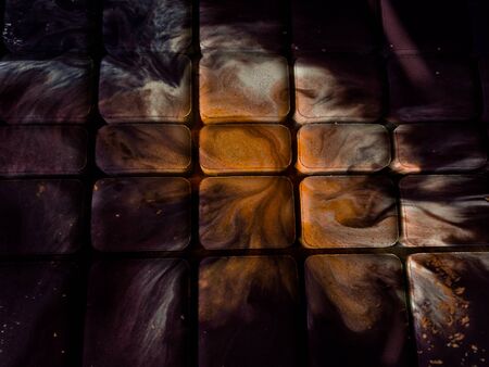 Background texture: colorful mosaic with parallels, lines. Colorful tiles, symmetrical lines,...