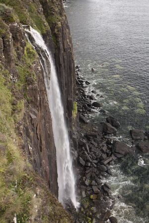 Waterfall on Skye, Scotland - Kilt Rockの写真素材