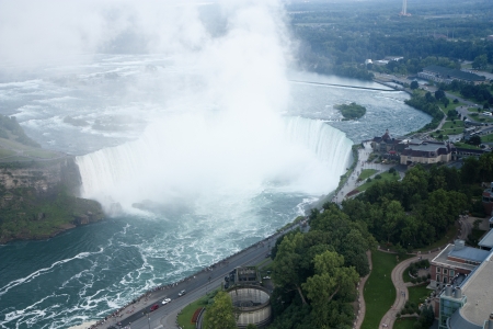 Niagara falls from the Canadaの写真素材