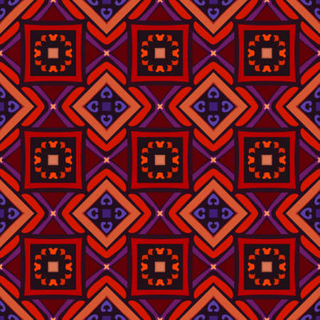 vector seamless geometric patternのイラスト素材