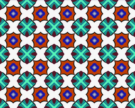 seamless geometric patternのイラスト素材