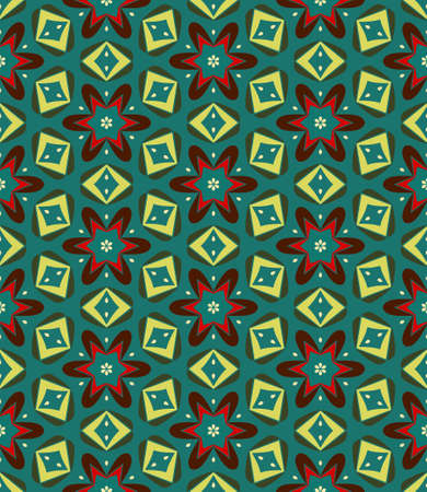 seamless geometric patternのイラスト素材