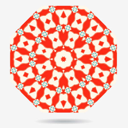 geometric symbol of the complex structureのイラスト素材