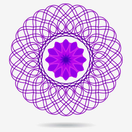 geometric symbol of the complex structureのイラスト素材