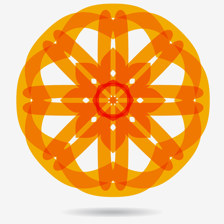 geometric symbol of the complex structureのイラスト素材