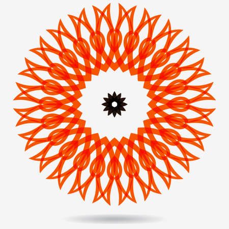 geometric symbol of the complex structureのイラスト素材