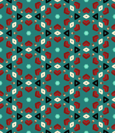 seamless geometric patternのイラスト素材