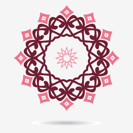 geometric symbol of the complex structureのイラスト素材
