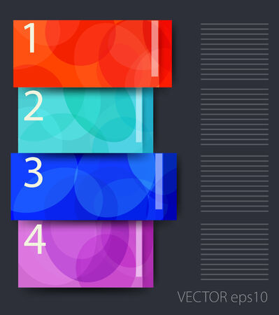 vector Infographic flat design のイラスト素材