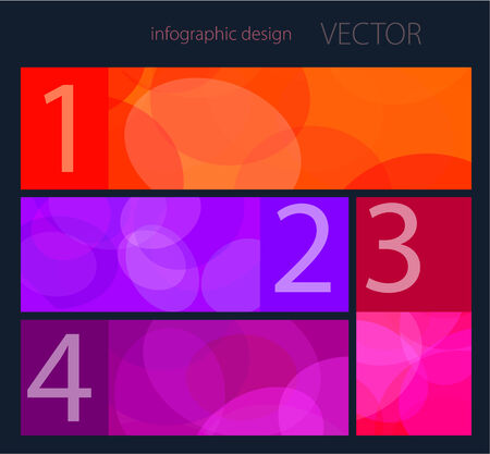 vector Infographic flat designのイラスト素材